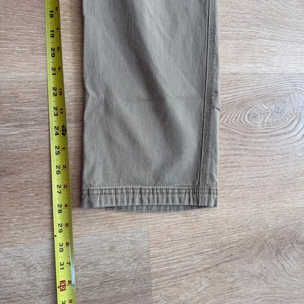 Duluth Flex Fire Hose Slim Fit Pants Mens 40x30 Khaki Tan Workwear Utility